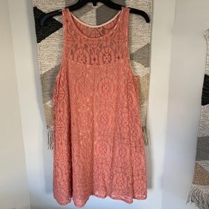 Free People Lace Mini Dress
